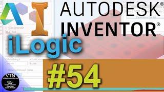 54 AUTODESK INVENTOR ilogic Tutorial  Exercise V Part 2