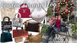 LUXURY SHOPPING IN LONDON - Dior Louis Vuitton Prada Bvlgari - Harrods & Selfridges | Shopping Vlog