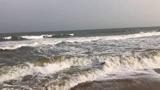 Marina Beach Chennai Beautiful Waves Slow Motion Iphone 7