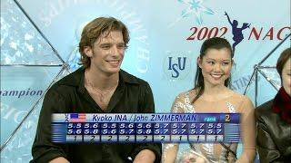 [HD] Kyoko Ina and John Zimmerman - 2002 Worlds SP