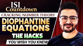 ISI Countdown: Cracking Number Theory – Diophantine Equations – Secret Hacks! | Rajit Sir | VOS