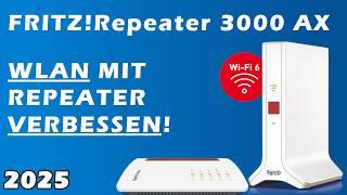 FRITZBOX WLAN mit einem Repeater verbessern. FRITZ!Repeater 3000 AX