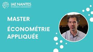 Master Économétrie, statistiques