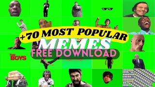 70 MEMES GREEN SCREEN MEMES FOR EDITING || NO COPYRIGHT || FREE DOWNLOAD