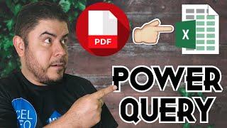 Import data from a PDF file to Excel using POWER QUERY