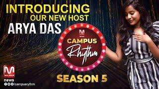 Introducing Our New Host "Arya Das" II Campus Rhythm Season 5 || MalabarNews