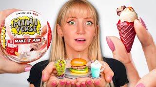 Eating MINI Foods for 24 Hours