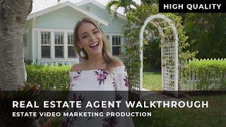 Real Estate Agent Video Walkthrough - Delray Beach Historic Villa