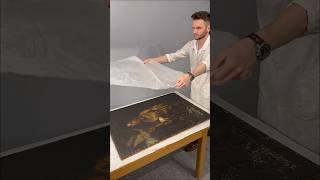 Painting conservation #restoration #art
