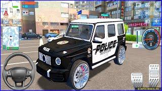 Mercedes G63 polis arabası oyunu 3D #6 Police Sim 2022 Game |Polis arabası oyunları Android Gameplay