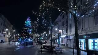 Christmas  nights 2024 #london #hastings #uk —#viralshorts #walkthrough #night #stleonards