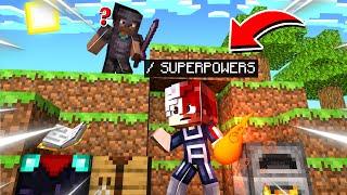 Minecraft Manhunt , But i Secretly Used SUPER POWERS...