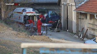 Fünf teils Schwerverletzte bei Deckeneinsturz in einem landwirtschaftlichen Gebäude in Molln