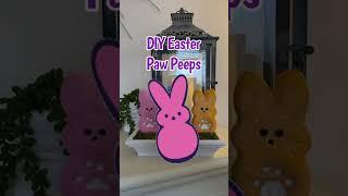 DIY Easter Paw Prints