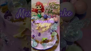 ‍️MermaidBirthdayCakefor baby girl  #cakedecorating #cakedesign #ytshorts #yt #trendingshorts