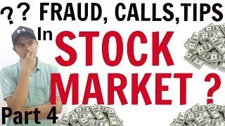 Fraud, fake calls, Tips in stock Market |Part 4| Share Market fraud Alert