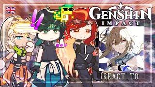 Natlan react to the Traveler | Aether & lumine | Genshin Impact | Gacha Club