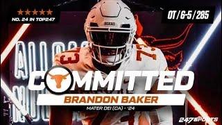 Texas lands five-star OL commit Brandon Baker