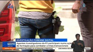 Agentes investigadores da PJ participam numa ação de formação para combater crimes transacionais