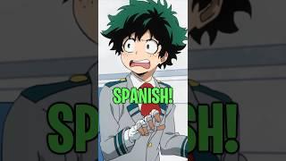 Basic Spanish at U.A. High️ | My Hero Academia Abridged #shorts