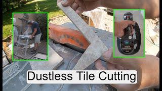 How to cut tiles with no dust - IQ228 Cyclone Tile cutter