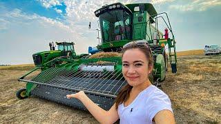 Day In the Life Of Wheat Harvest on our Montana Farm 2021