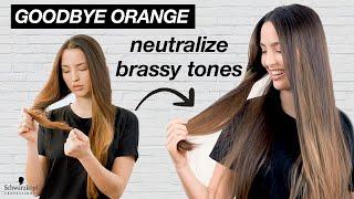 GOODBYE ORANGE: Blue Shampoo for Brassy Hair Removal | Schwarzkopf Professional USA