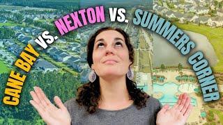 MOVING TO SUMMERVILLE SC? | Summers Corner Vs Nexton Vs Cane Bay | WHICH LOCATION IS BEST FOR YOU?