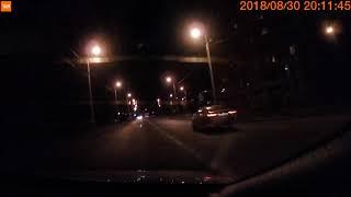 Видеорегистратор Xiaomi 70 min установленный на заднем стекле