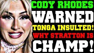 WWE News! Reason Why Tiffany Stratton Won Cody Rhodes WARNED! Tama Tonga INSULTED On WWE Smackdown!