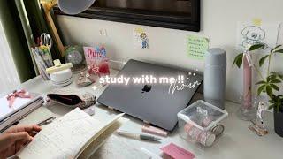 ⋱ study with me !! ⋰ 筆記音ASMR⋆｡˚