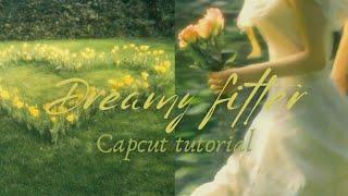 dreamy filter with capcut tutorial^