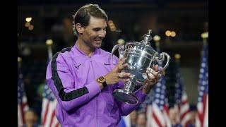 US Open 2019 men's singles trophy presentation