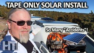 RV Van Solar Panel Install Using 3M VHB Tape | 5 Year 30,000 Mile Long Term Update