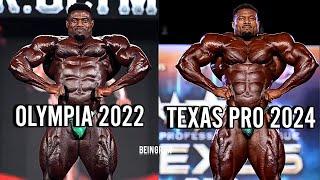 Andrew Jacked (Mr. Olympia 2022 VS Texas Pro 2024) Physique Comparison