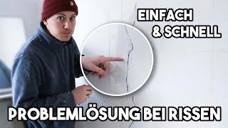 Risse in der Wand & Putz richtig schließen (Problemlösung) | kreativtobi