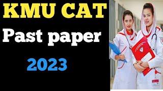 Kmu cat test solved paper 2023