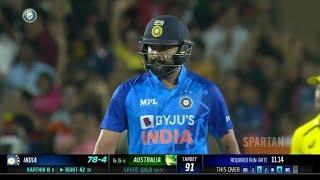 Rohit Sharma 46(20)* vs Australia 2022 t20 match decider highlights