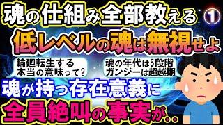 【2ch不思議体験】魂の年齢と霊格レベル。生まれ変わりの回数との関係、魂の仕組み全部教えるよ！【スレゆっくり解説】