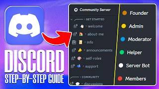 How to Setup a Community Discord Server In 2024 (FREE TEMPLATE)