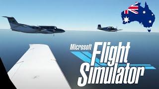 Australian Bush Trip - SR22 Formation Flying in VR with SizzlingPopcorn - Microsoft Flight Simulator