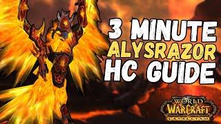 3 Minute-ish Alysrazor HC Guide Firelands | Cataclysm Classic