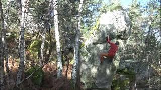 Fontainebleau - Rocher Cailleau - L'Aéro Pris à Pic (assis) 7B