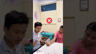 Right way of Blood Collection Method | Health Sector #shorts #bloodcollection #nursing #shortvideo