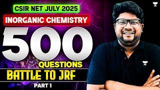 CSIR NET July 2025 Chemistry | Inorganic Chemistry 500 Question Series | Inorganic Chemistry CSIR