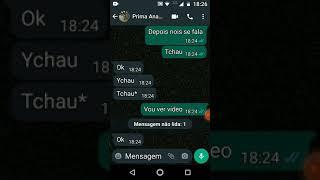Vídeo trollagem com minha prima
