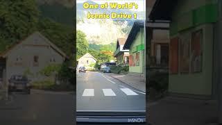 One of the World's most scenic Drive by Hallstatt, Austria |#shorts