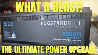 Fogstar 608ah lithium battery off grid solution DIY Camper Van Electrical Install START TO FINISH