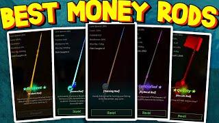 The BEST MONEY MAKING RODS in FISCH! ROBLOX