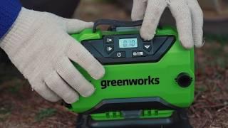 "Надуть всё": аккумуляторный универсальный компрессор Greenworks ACG301